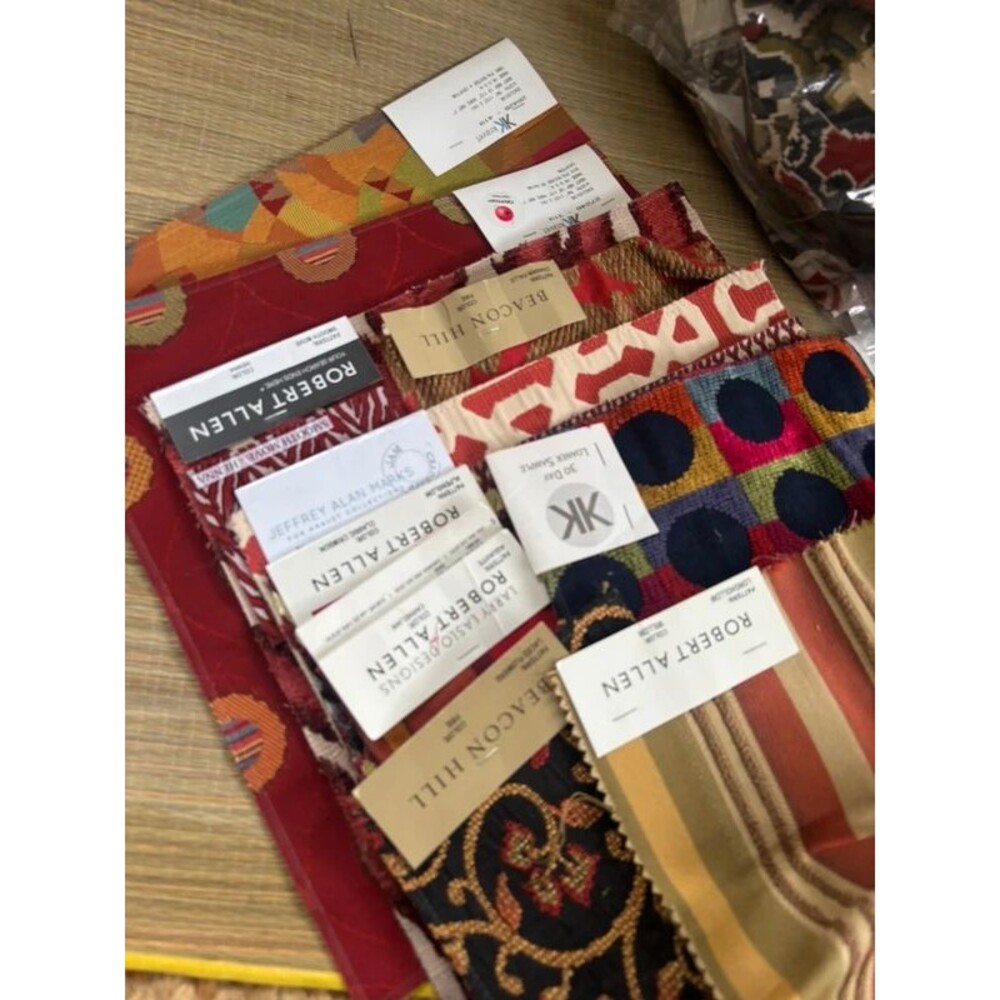 Big lot 50pcs  assorted Upholstery fabric pieces